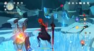 Pillars that lead to the second shard (Image via Gamers Heroes, Youtube)